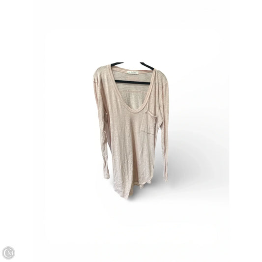 Top Long Sleeve By We The Free In Pink, Size: L