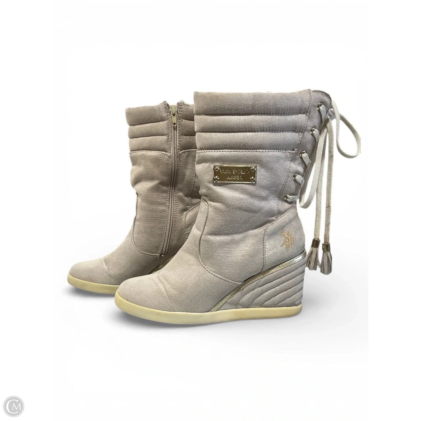 Boots Hiking By Us Polo Assoc In Taupe, Size: 9