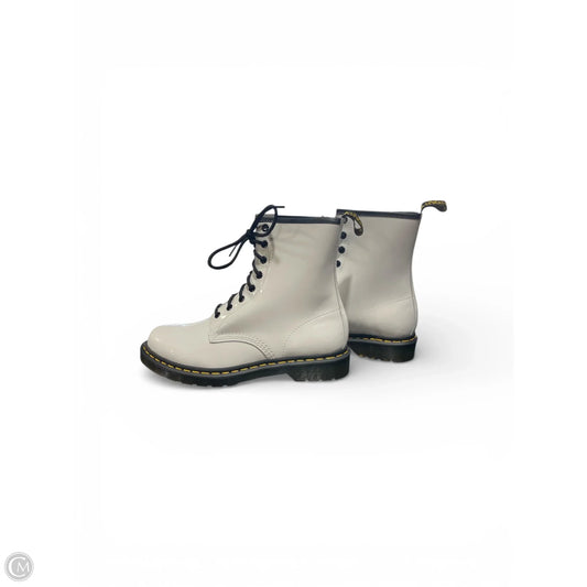 Boots Combat By Dr Martens In White, Size: 11