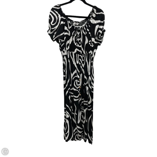 Dress Casual Maxi By Clothes Mentor In Black & White, Size: 2x