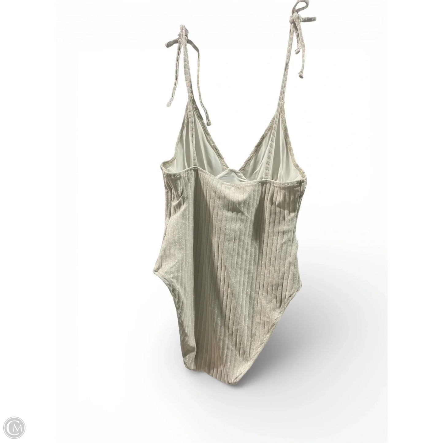 Swimsuit By Solid & Striped In Grey, Size: L