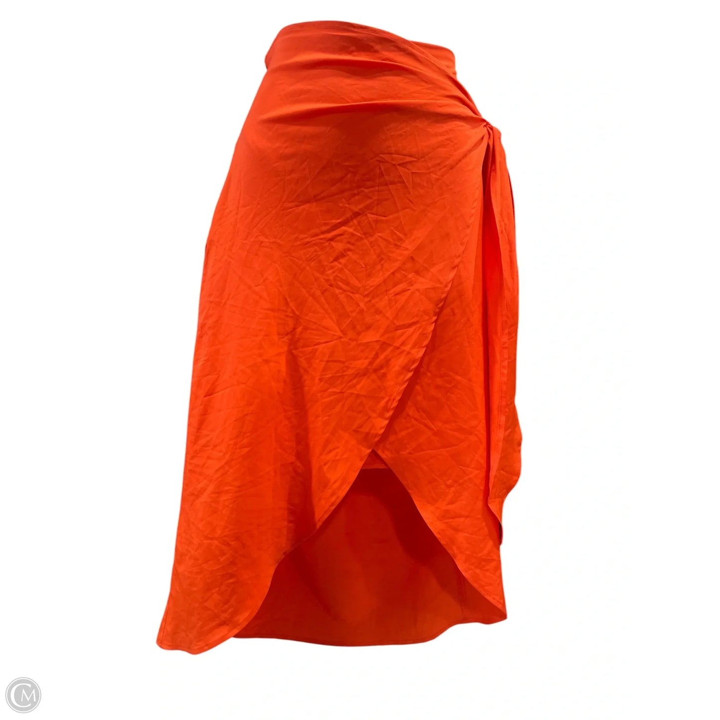 Skirt Midi By Naked Zebra In Orange, Size: L