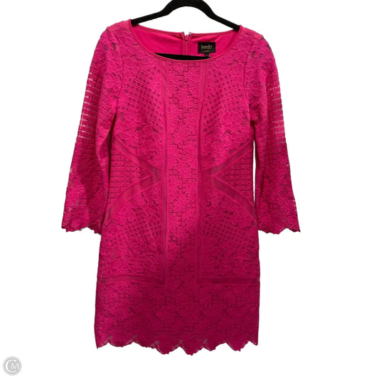 Dress Casual Midi By Laundry In Pink, Size: 2