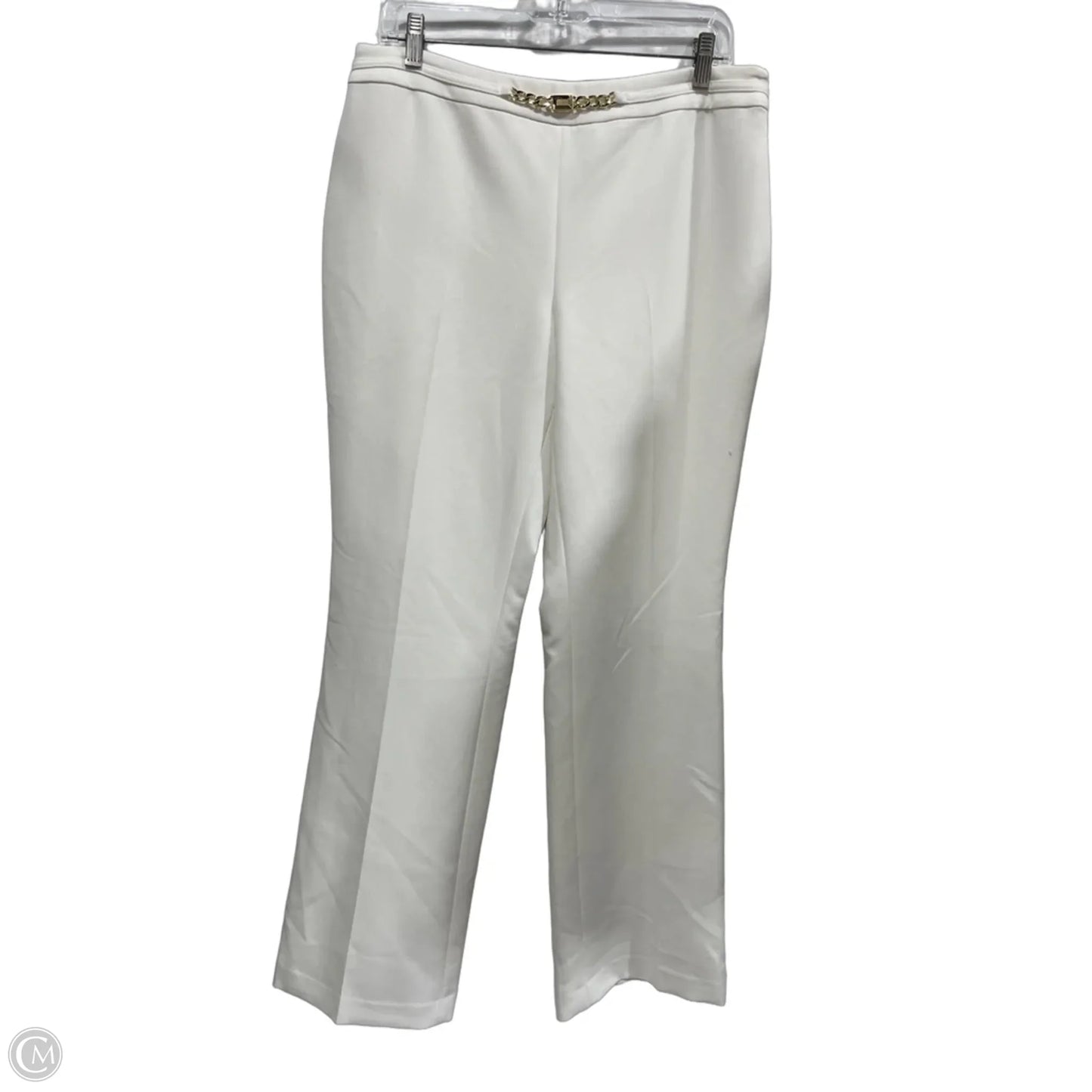 Pants Designer By Karl Lagerfeld In White, Size: 10