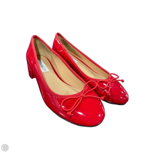 Shoes Heels Block By Steve Madden In Red, Size: 6.5