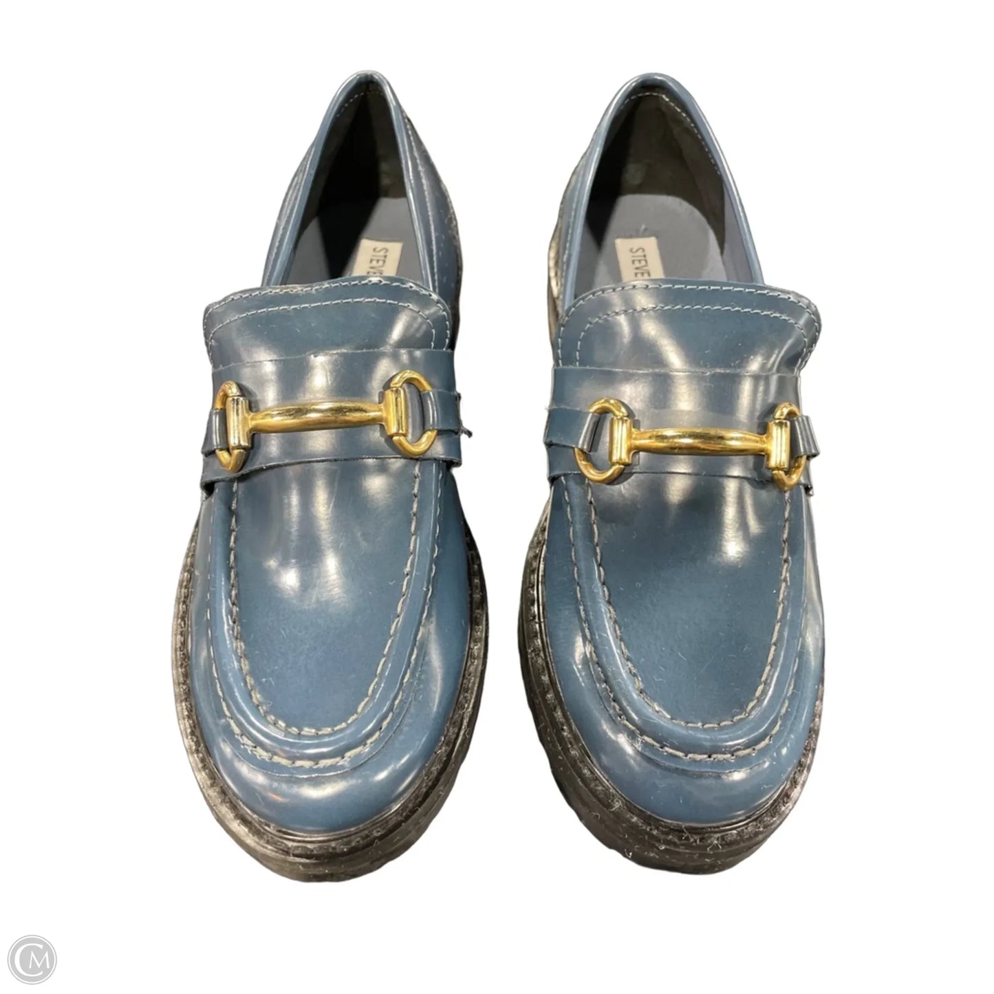 Shoes Heels Platform By Steve Madden In Blue, Size: 7