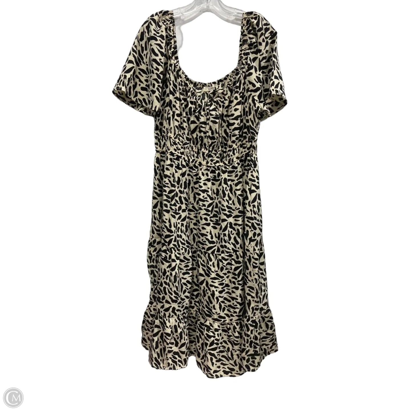Dress Casual Midi By Blush In Animal Print, Size: 2x