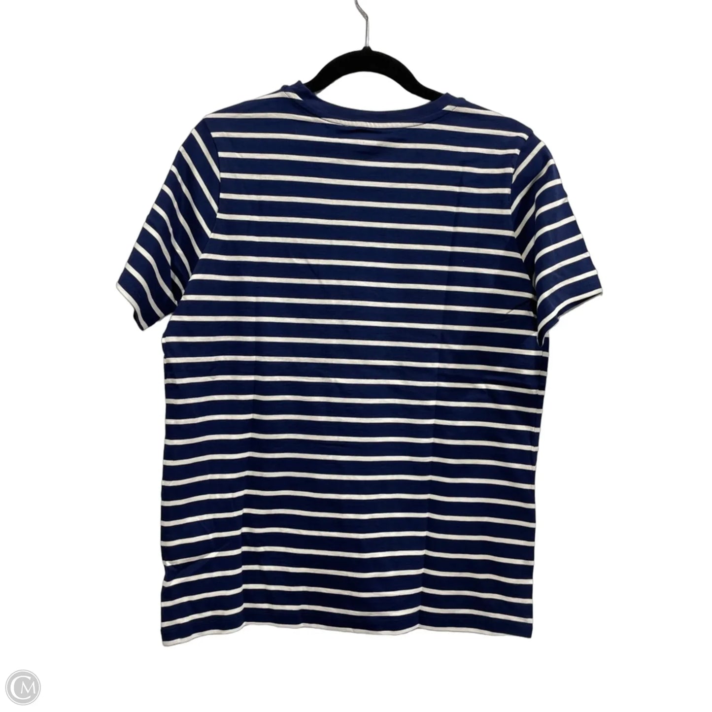 Top Short Sleeve Basic By Lands End In Striped Pattern, Size: S