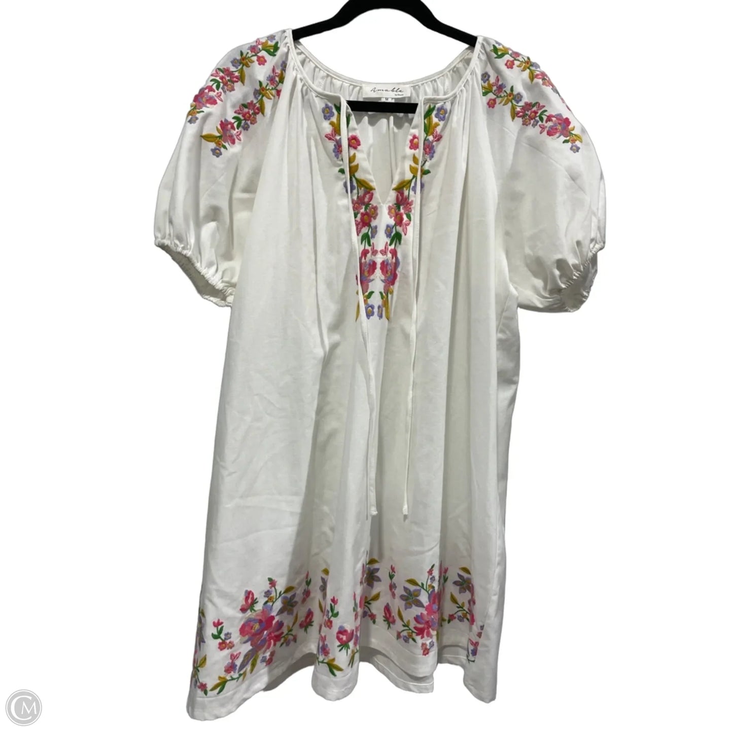 Dress Casual Midi By Mable In White, Size: M