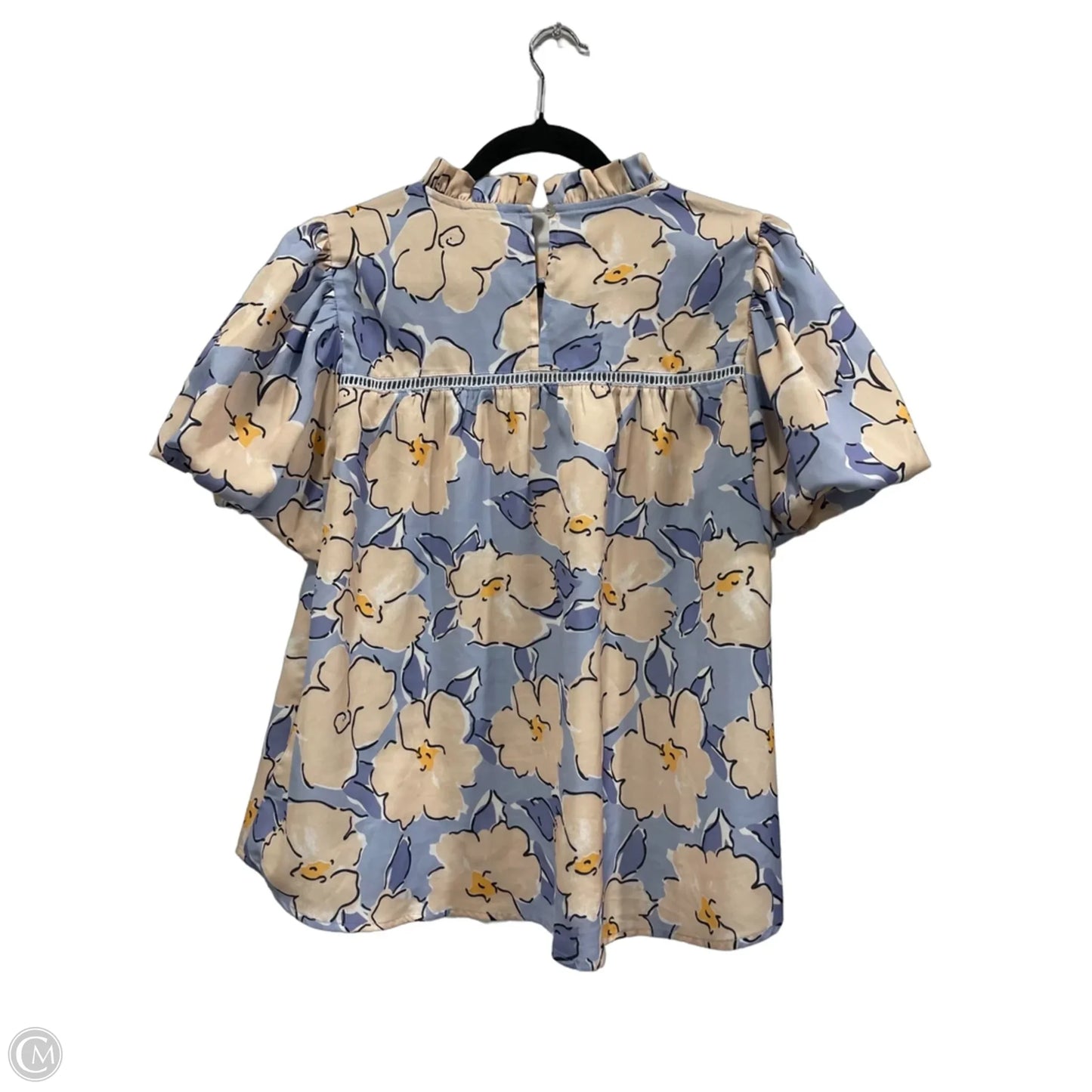 Blouse Short Sleeve By Jodifl In Floral Print, Size: M