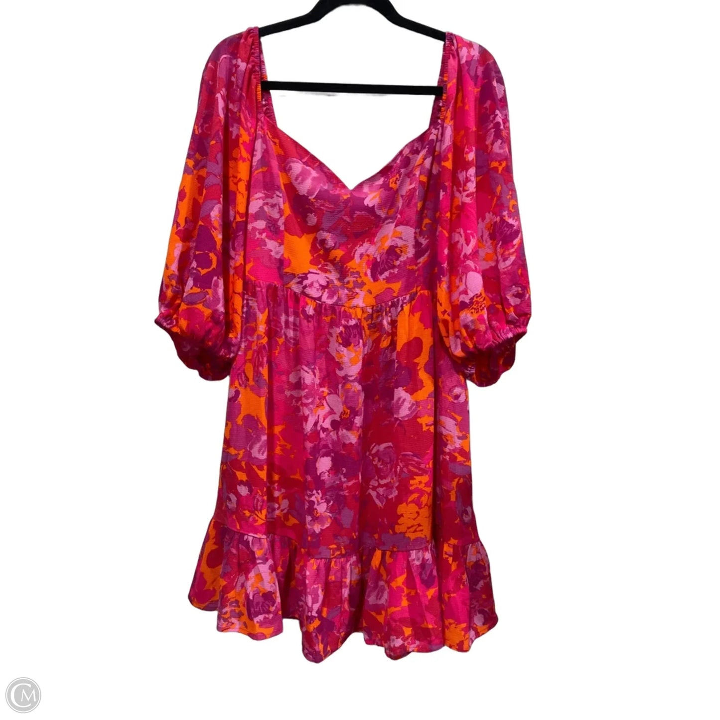 Dress Casual Midi By Baltic Born In Floral Print, Size: Xl