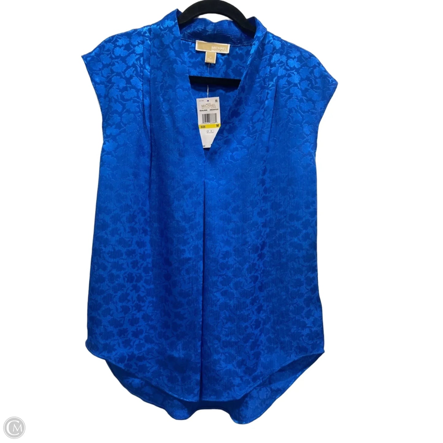 Blouse Sleeveless By Michael By Michael Kors In Blue, Size: M