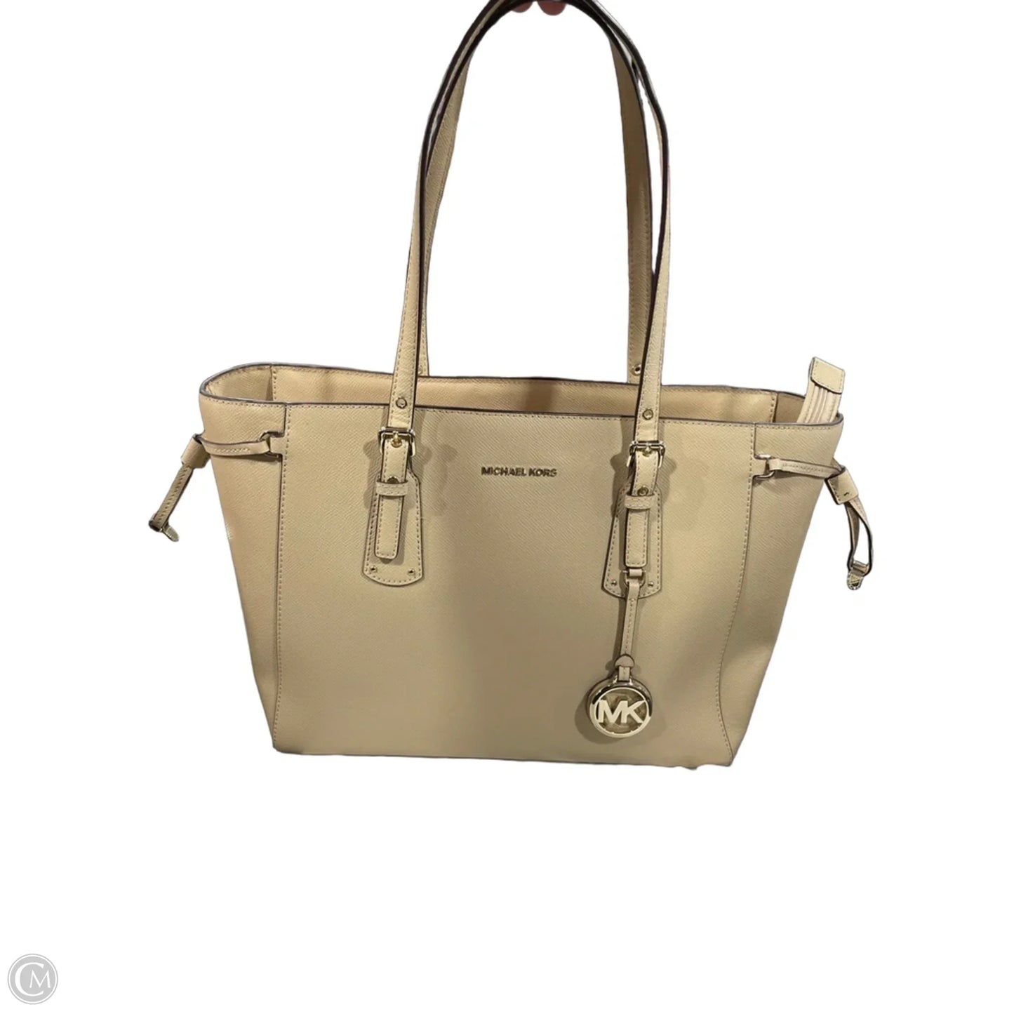 Handbag Leather By Michael By Michael Kors, Size: Large