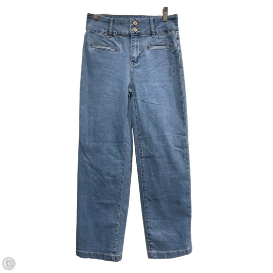 Jeans Straight By Sidefeel In Blue Denim, Size: 4