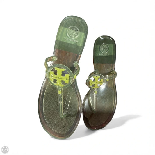 Sandals Flip Flops By Tory Burch In Green, Size: 9