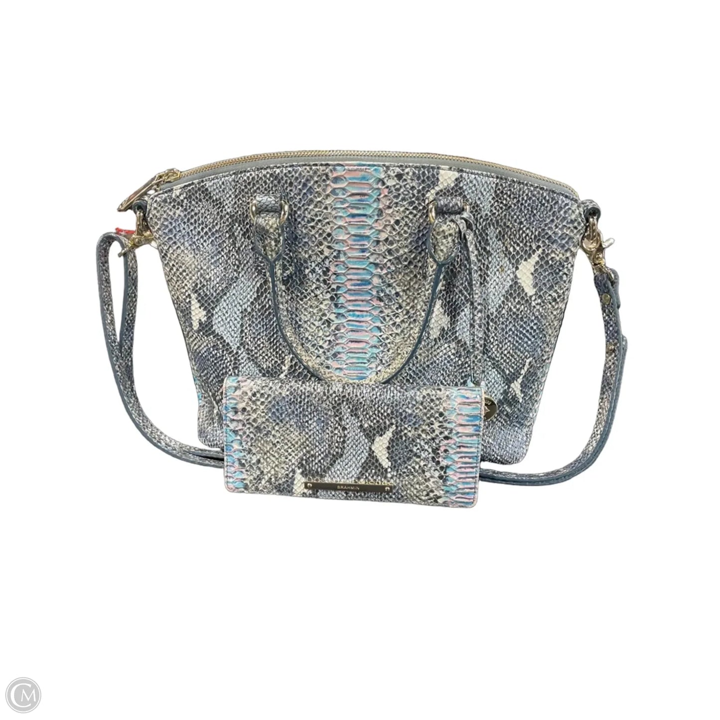 Handbag Designer By Brahmin, Size: Large