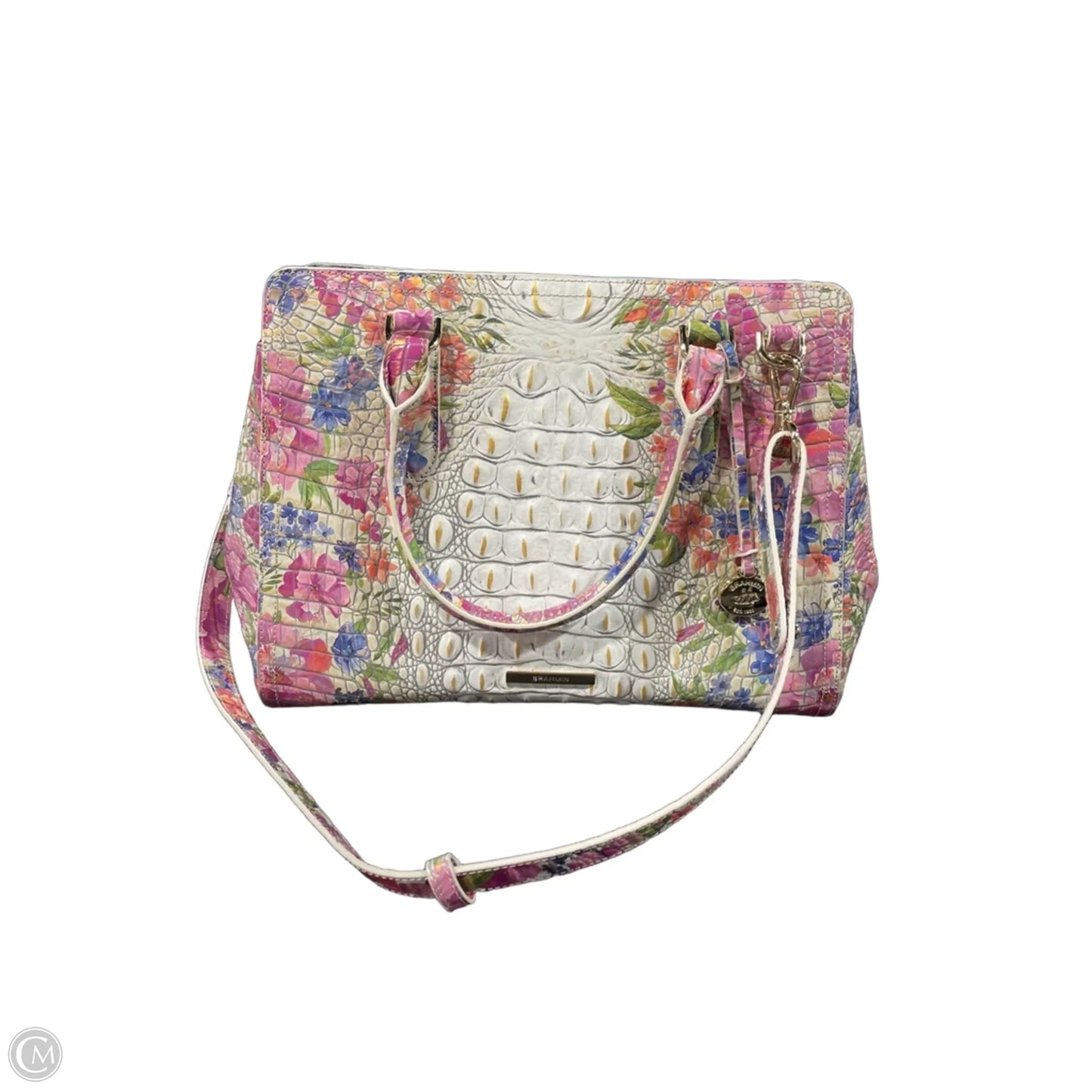 Handbag Designer By Brahmin, Size: Medium