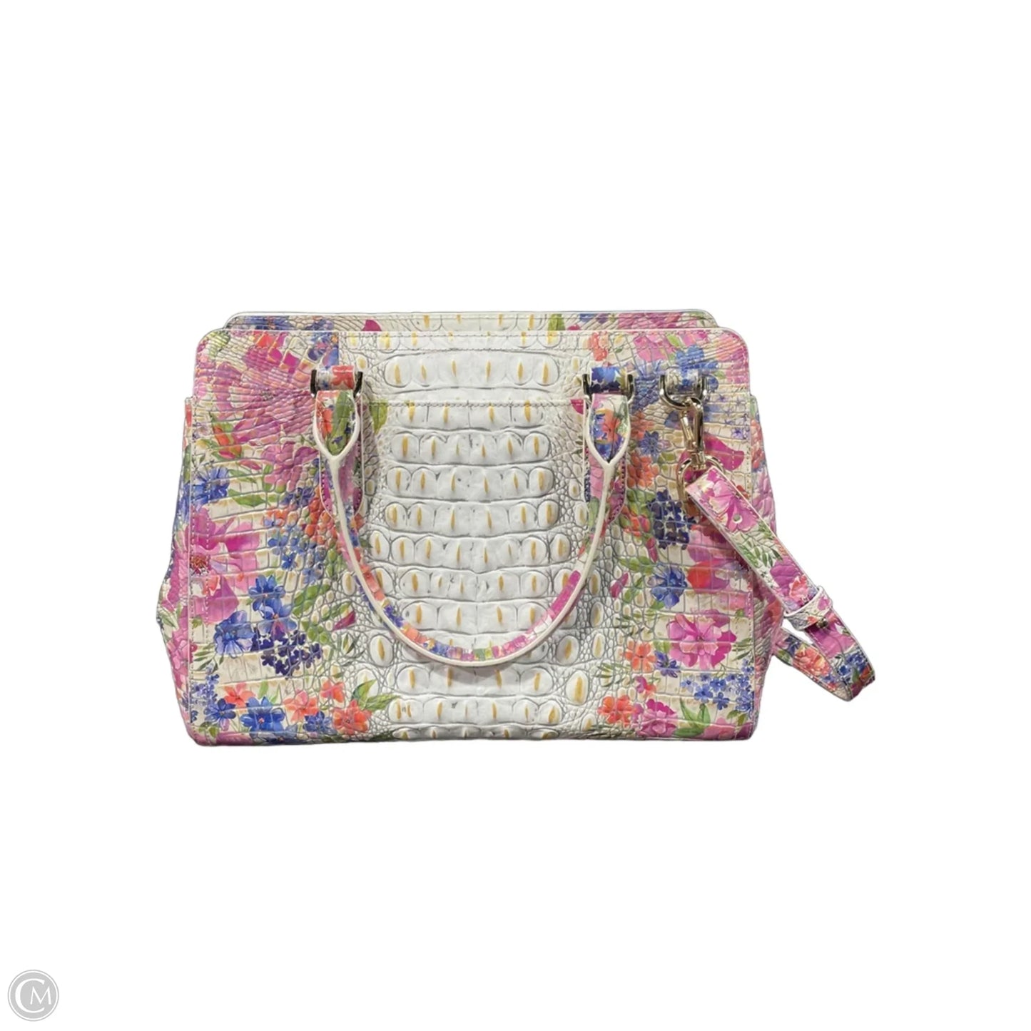Handbag Designer By Brahmin, Size: Medium