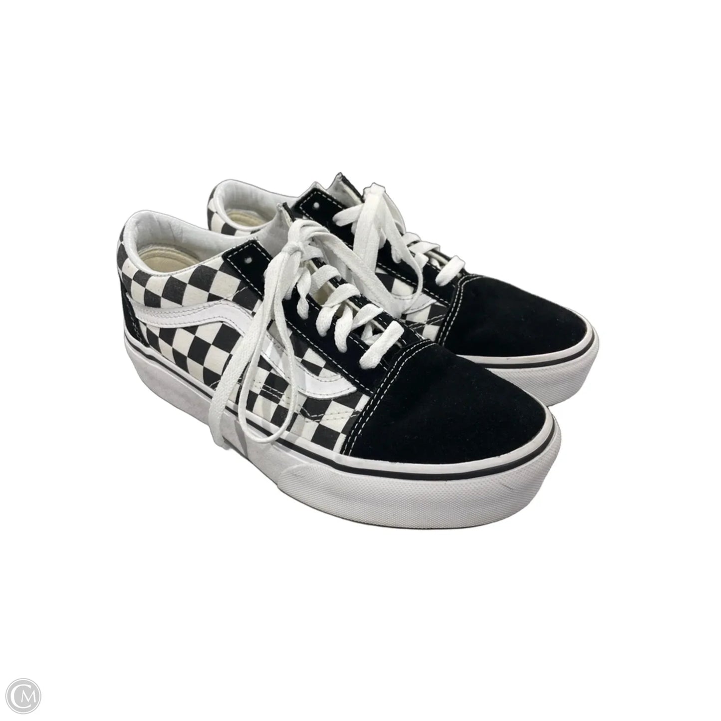 Shoes Sneakers By Vans In Checkered Pattern, Size: 7.5