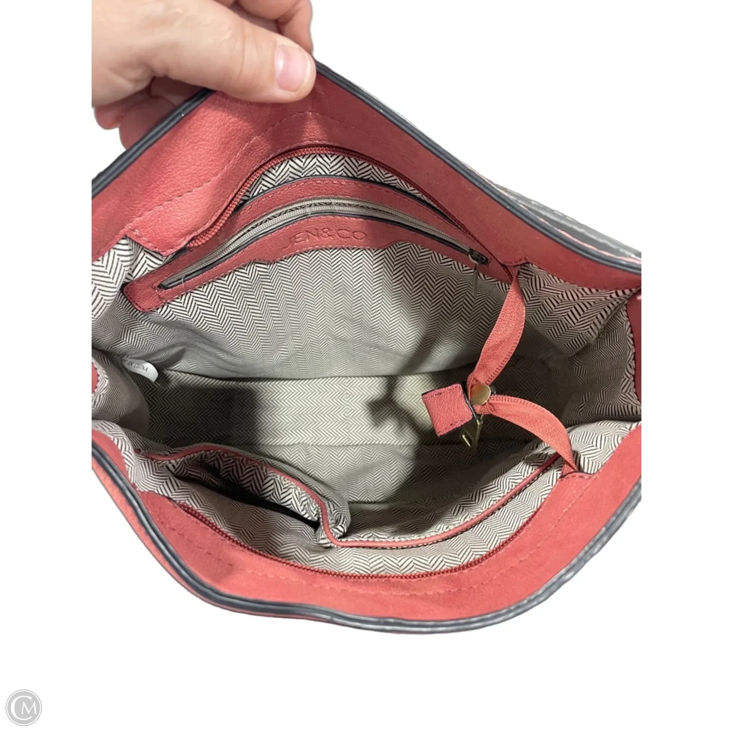 Handbag By Jen & Co, Size: Medium