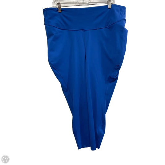 Athletic Leggings By Lululemon In Blue, Size: 20