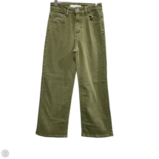 Jeans Straight By Clothes Mentor In Green Denim, Size: S