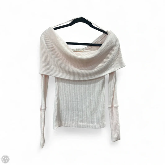 Blouse Long Sleeve By We The Free In Pink, Size: Xs