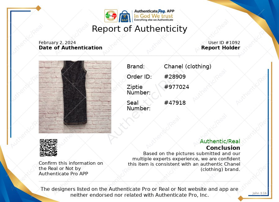 Dress Luxury Designer By Chanel In Multi, Size:S