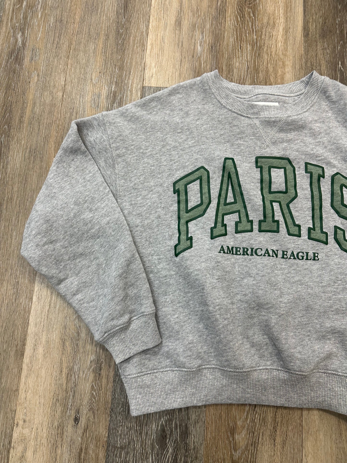 Sweatshirt Crewneck By American Eagle In Grey, Size: S