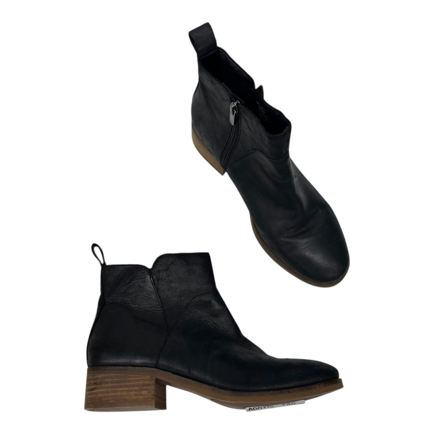 Boots Leather By Lucky Brand In Black, Size:7.5