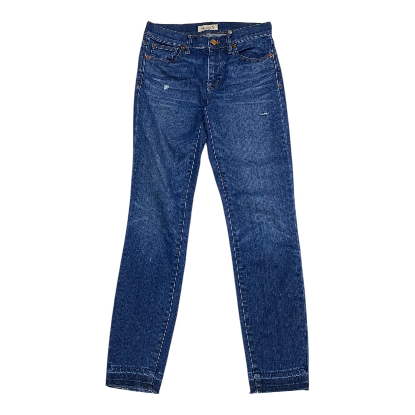 Jeans Skinny By Madewell In Blue Denim, Size: 2