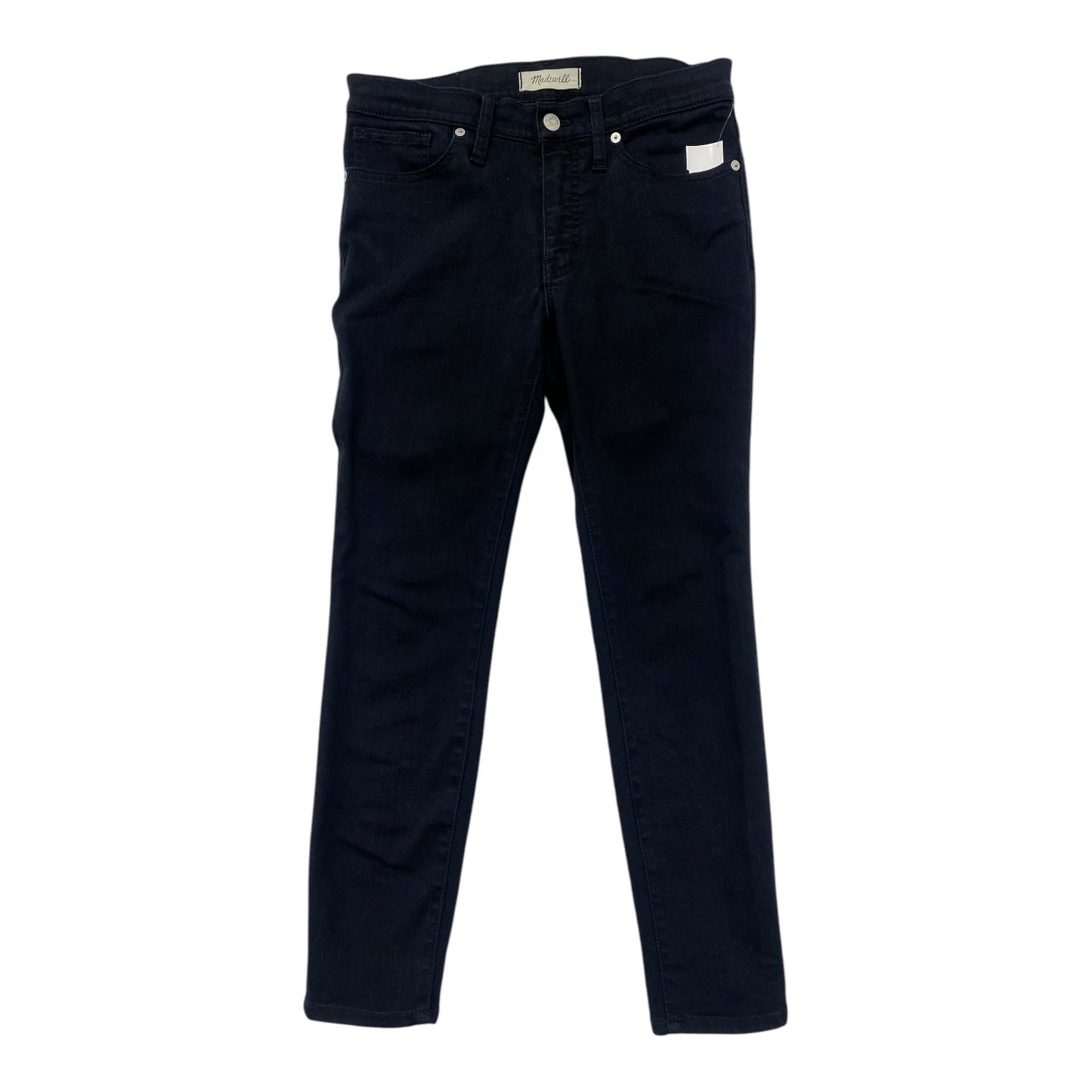 Jeans Skinny By Madewell In Black Denim, Size: 6p