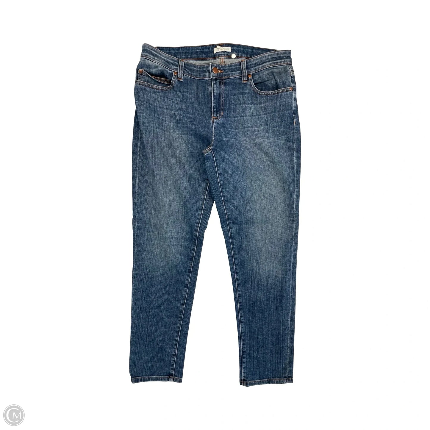 Jeans Designer By Eileen Fisher In Blue Denim, Size: 6