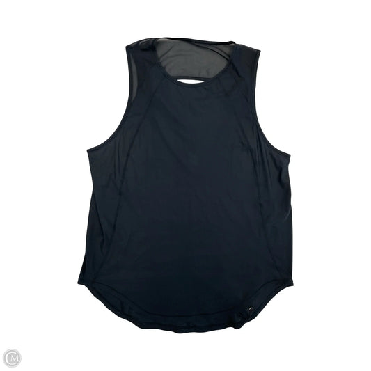 Athletic Tank Top By Lululemon In Black, Size: L