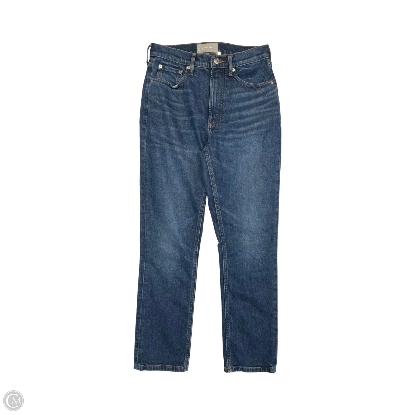 Jeans Straight By Everlane In Blue Denim, Size: 2