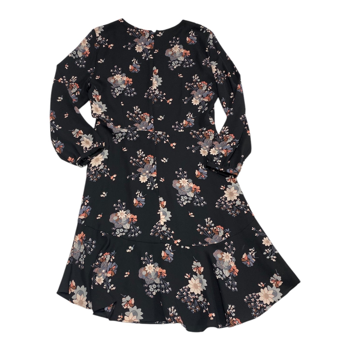 Dress Party Midi By Loft In Floral Print, Size: 6