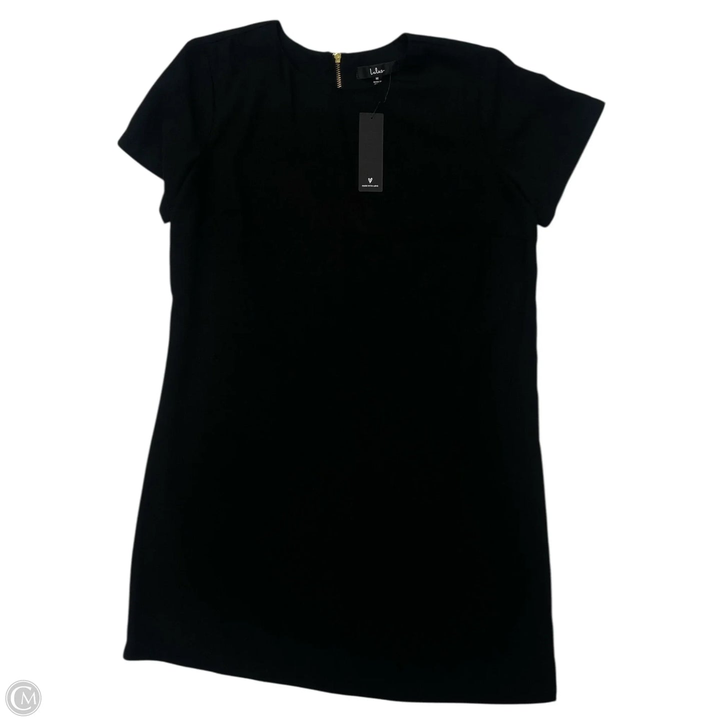 Dress Party Midi By Lulus In Black, Size: M