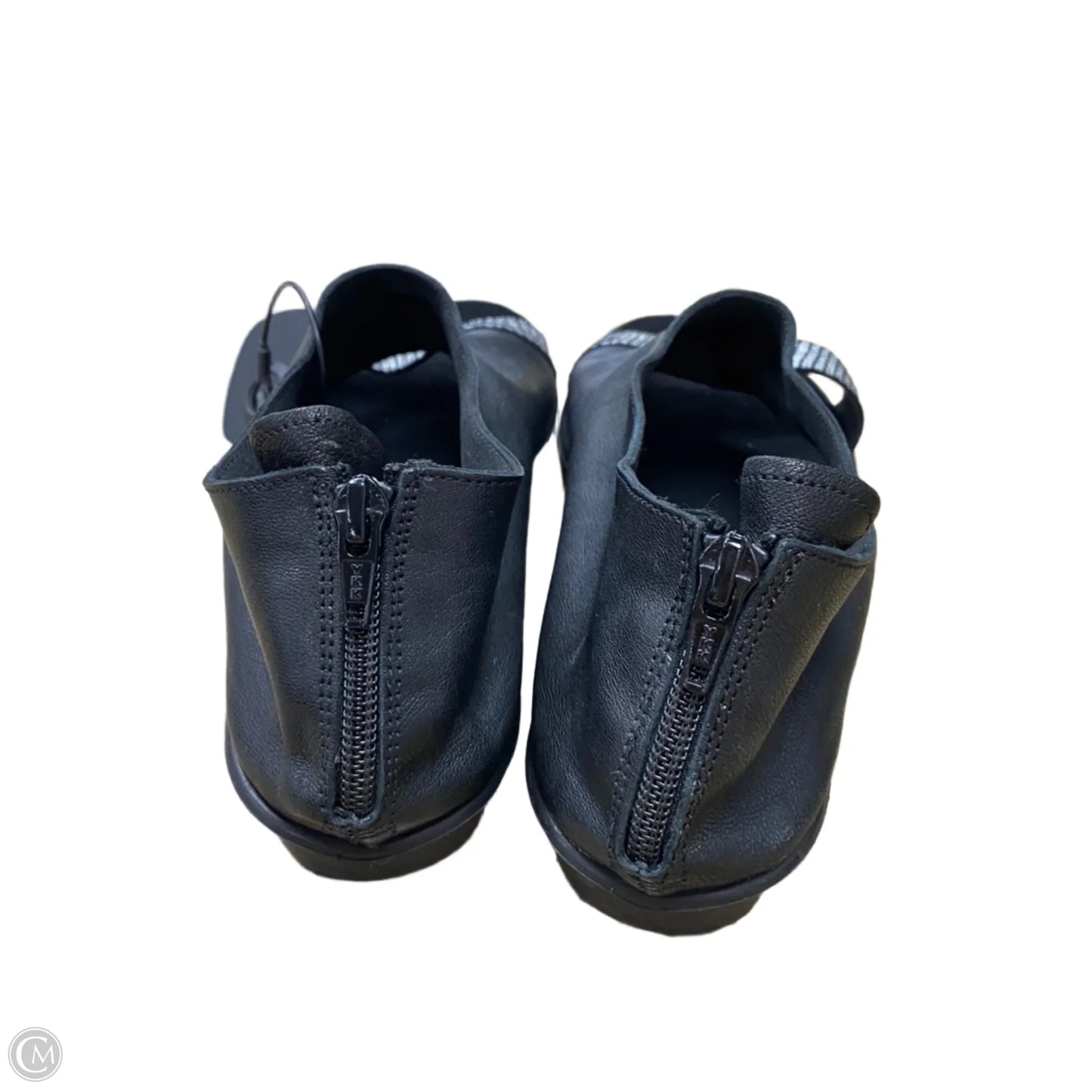 Sandals Heels Wedge By Sesto Meucci In Black & Grey, Size: 11