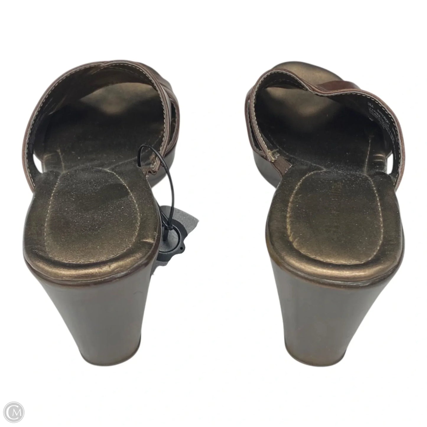 Sandals Heels Block By Naturalizer In Brown, Size: 9