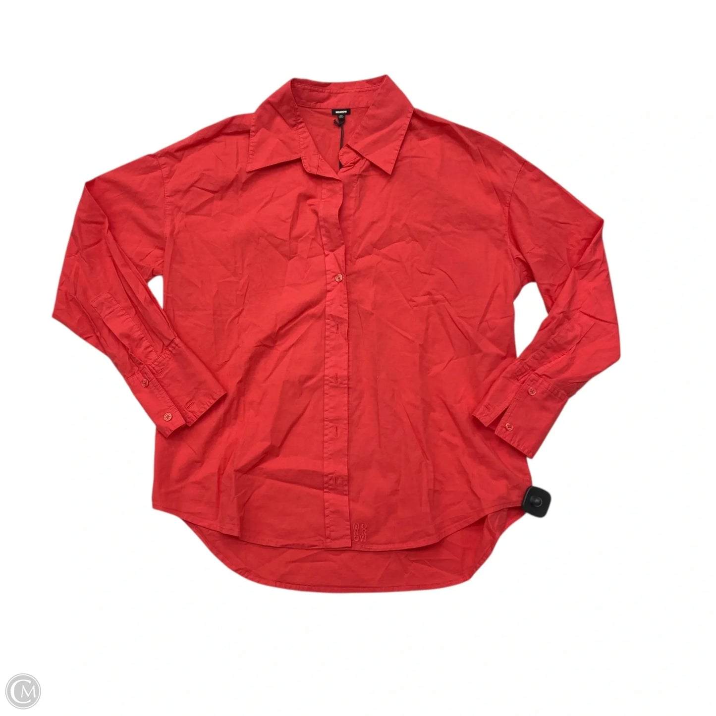 Top Long Sleeve By Cmc In Red, Size: Xs
