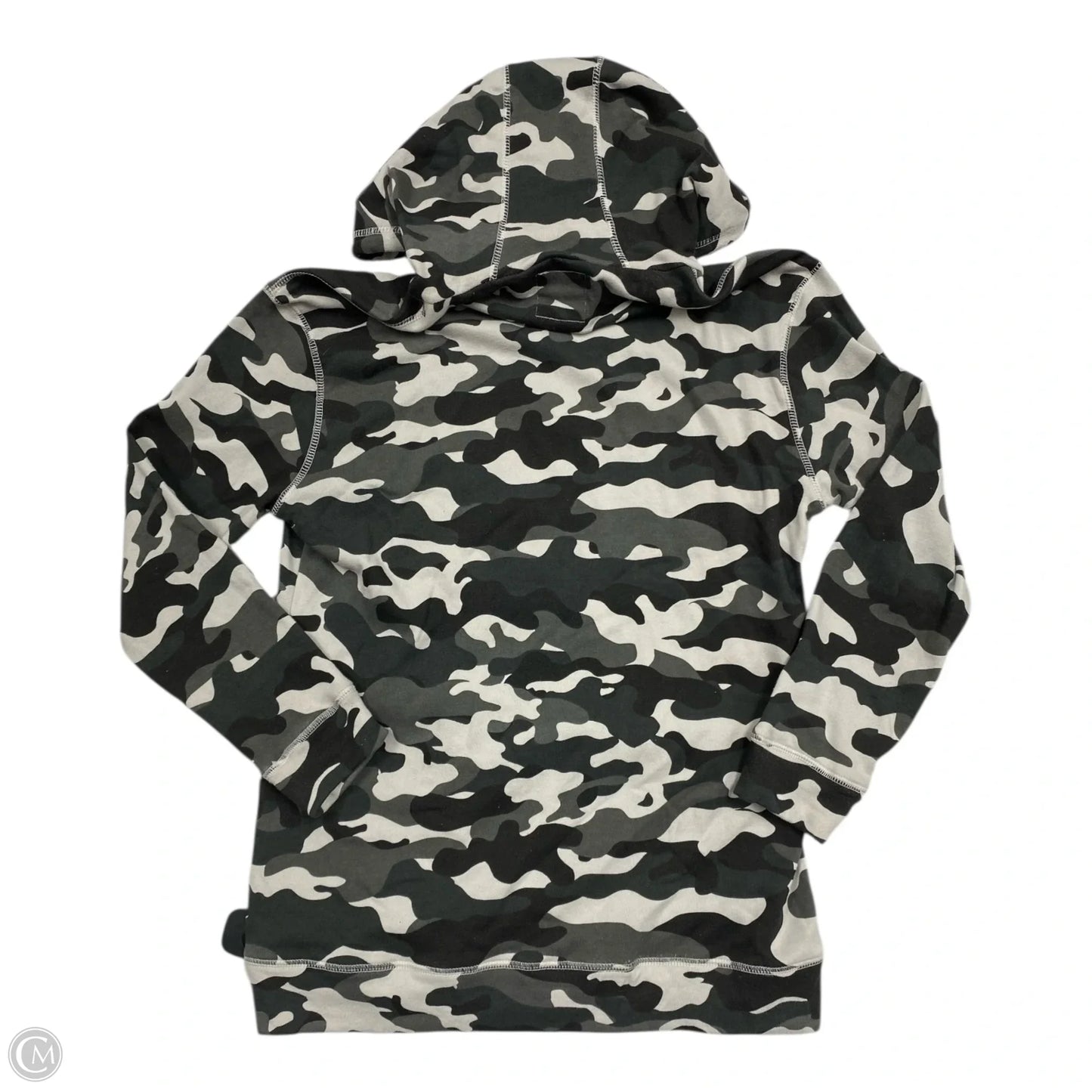 Athletic Jacket By Chaser In Camouflage Print, Size: M