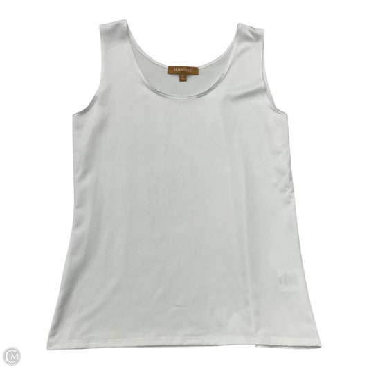Top Sleeveless Basic By Ellen Tracy In White, Size: L