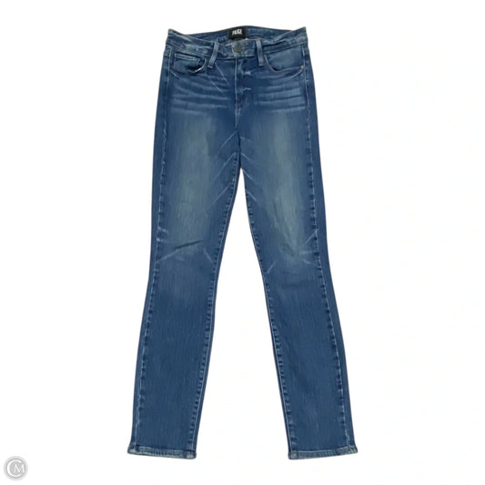 Jeans Skinny By Paige In Blue, Size: 2