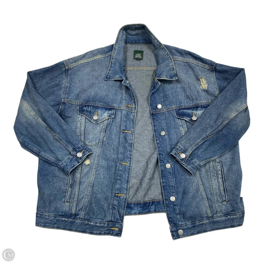 Jacket Denim By Wild Fable In Blue, Size: Xxl