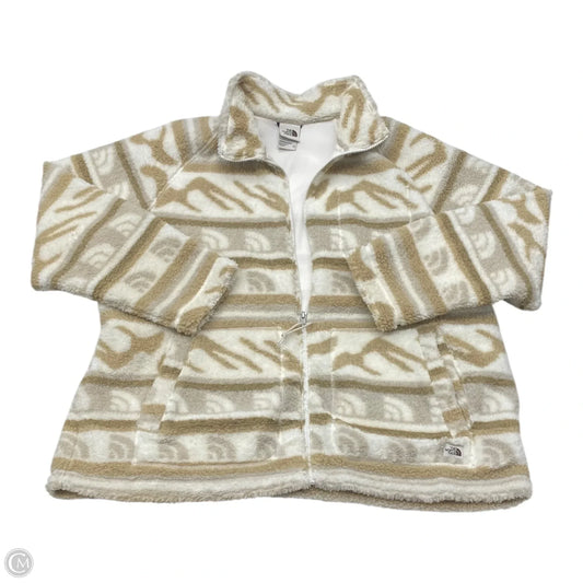 Jacket Faux Fur & Sherpa By The North Face In Brown & Cream, Size: Xxl