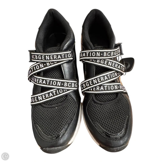 Shoes Sneakers By Bcbgeneration In Black & White, Size: 7.5