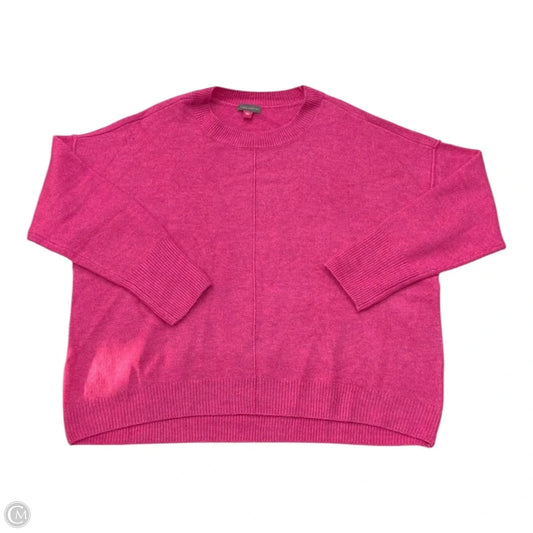 Sweater By Vince Camuto In Pink, Size: L