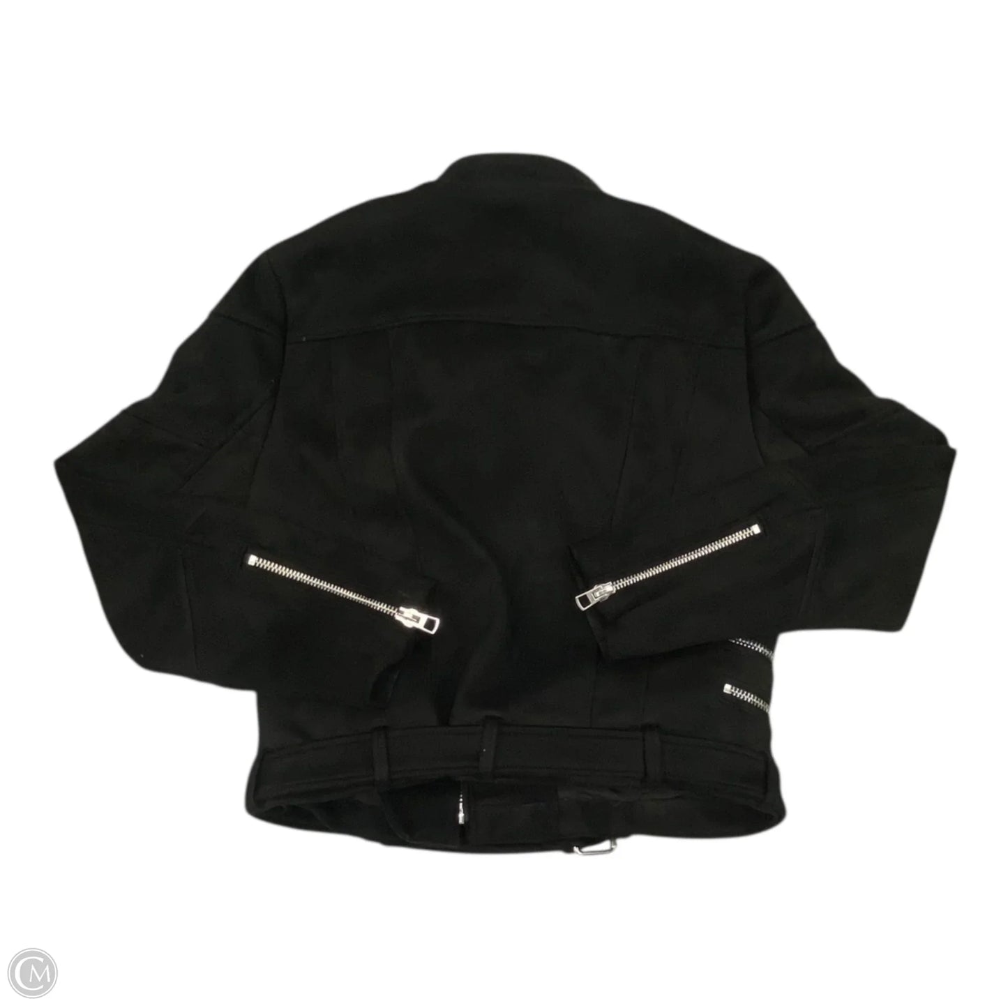 Jacket Moto By Zara In Black, Size: L