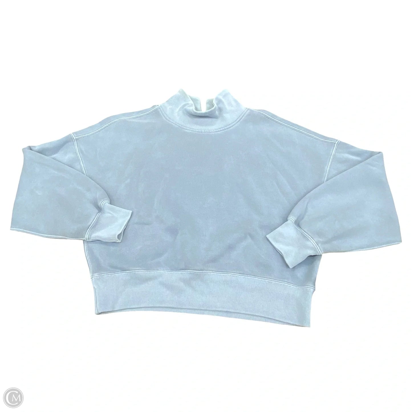 Sweatshirt Collar By Abercrombie And Fitch In Blue, Size: M