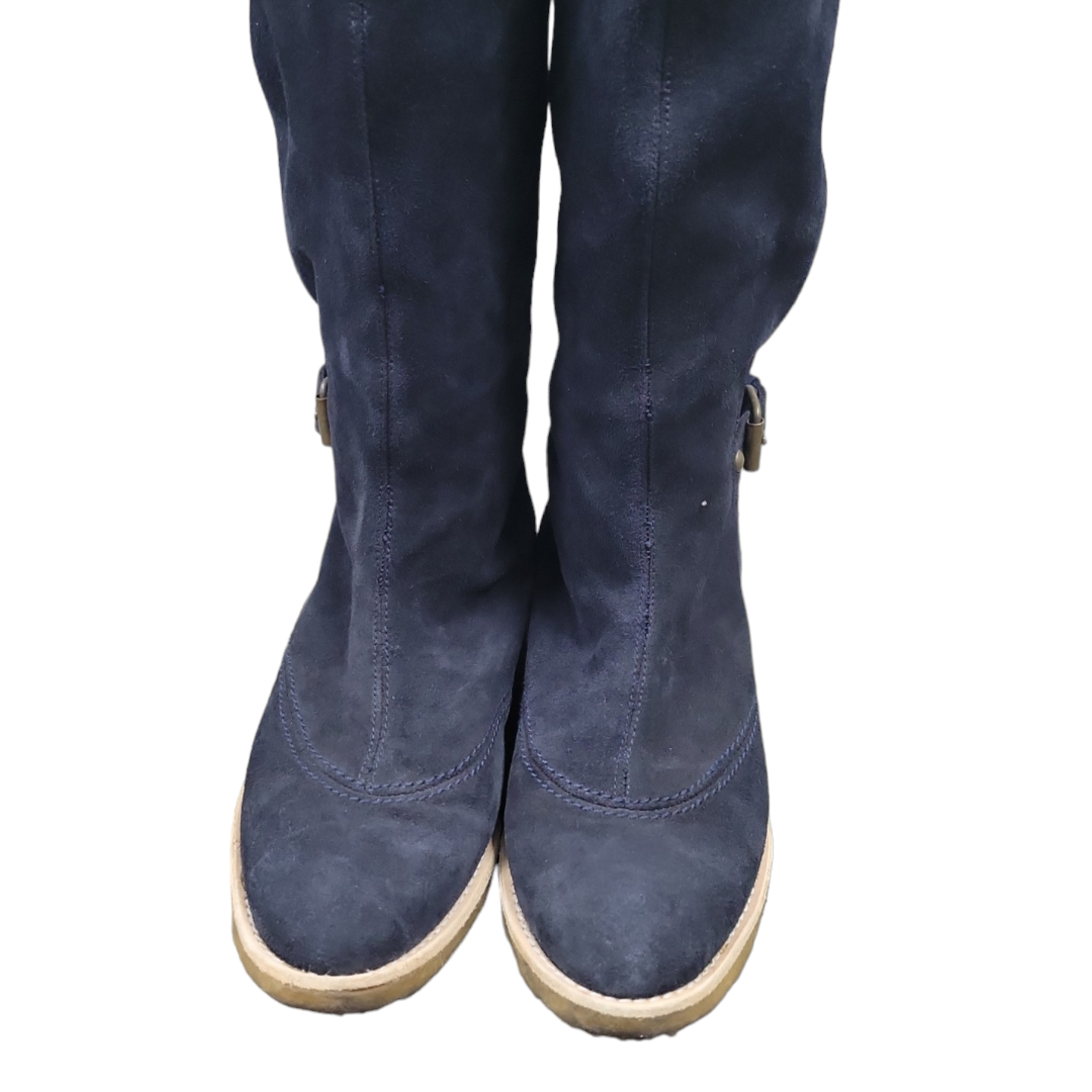 Boots Designer By TE CASAN In Navy, Size: 7